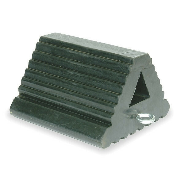 Wheel Chock, 9In W x 6 InH, Black
