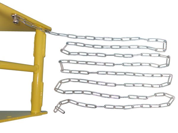 Wheel Chock, 9 3/4 In W x 7 3/4 In H