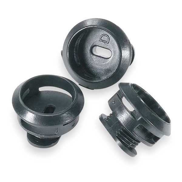 Mounting Clip, Black, 8.50 in L, Black, PK25