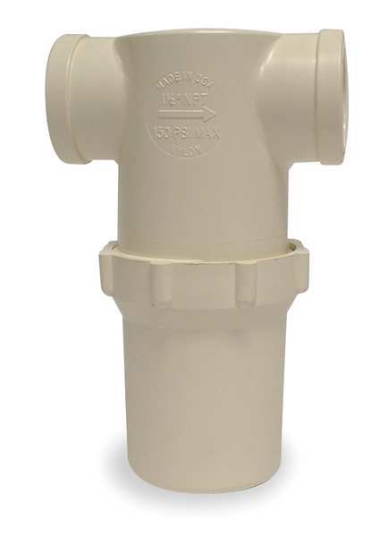 Line Strainer, Low Profile, 1-1/2