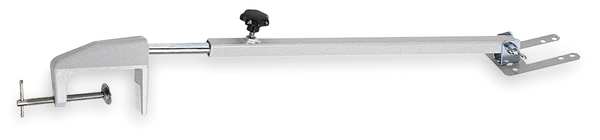 Telescoping Desk Column, 2 In. H, Gray