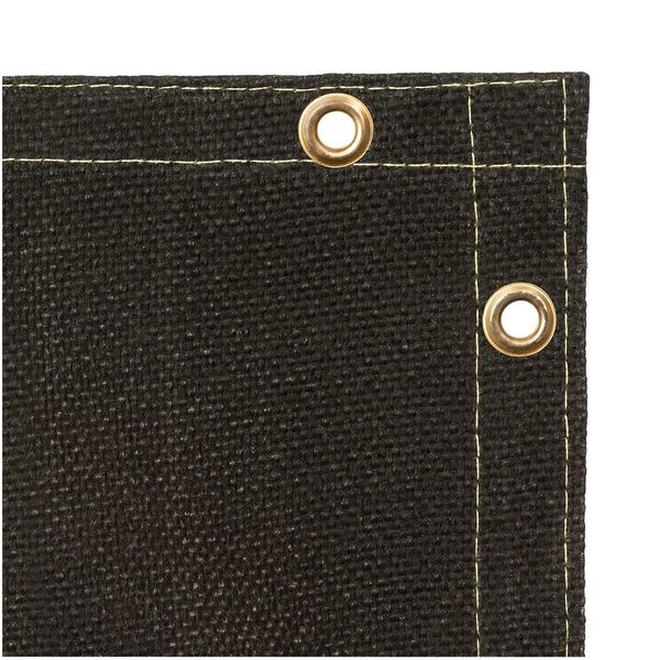 Welding Blanket, 10 ft. W, 6 ft., Black