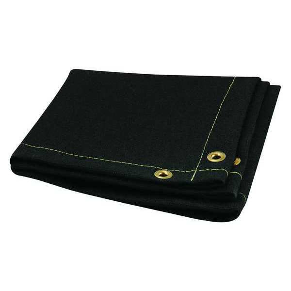 Welding Blanket, 10 ft. W, 6 ft., Black