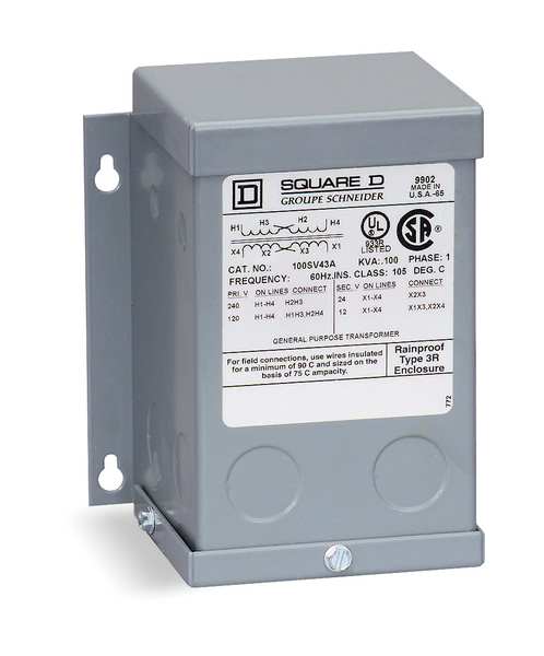 Transformer, 120/240VAC, 12/24VAC, 150VA