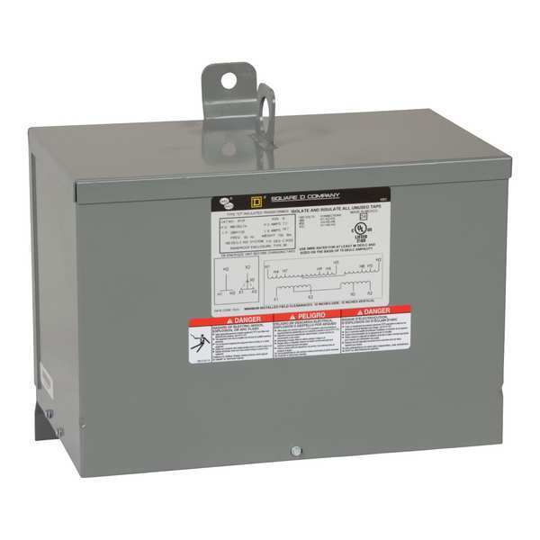 Transformer, 480V, 208V Wye/120V, 6kVA