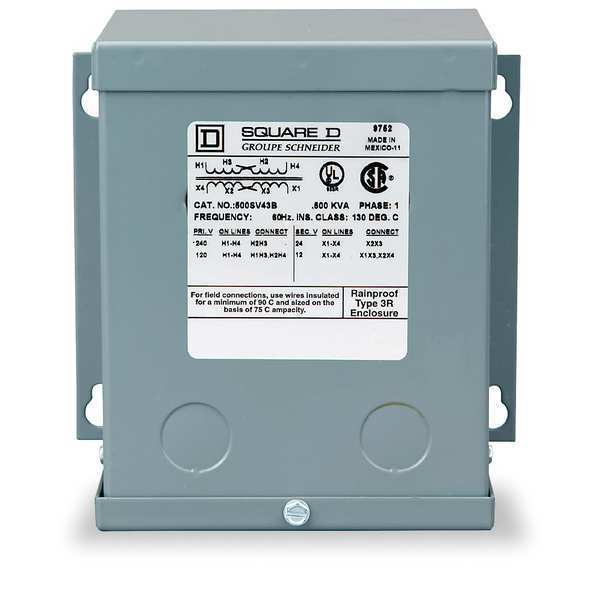 Transformer, 120/240VAC, 12/24VAC, 50VA