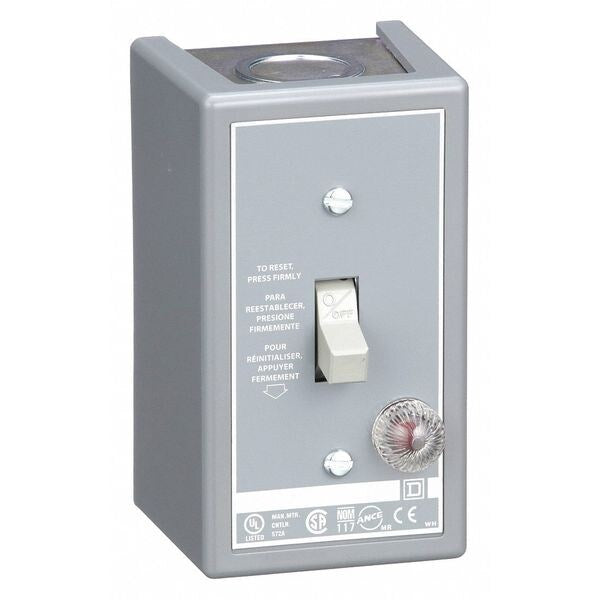 Manual Motor Starter, 2.5A, 600V
