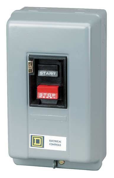 Manual Motor Starter, NEMA, 16A, 600VAC, 2P