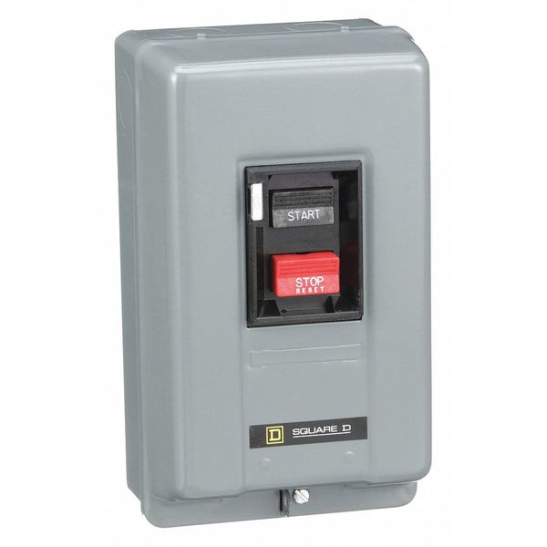 Manual Motor Starter, 3 Poles, 18 A, 600V AC, NEMA 1, Reliable Overload Protection, M-0 NEMA Size
