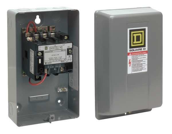 120VAC Non-Reversing Magnetic Contactor 3P 90A NEMA 3