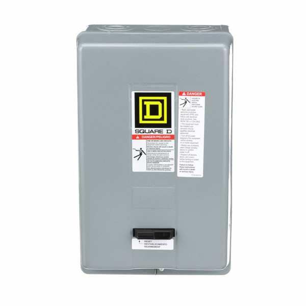 Nonreversing NEMA Magnetic Motor Starter, 1 NEMA Rating, 240V AC, 3 Poles, 1NO
