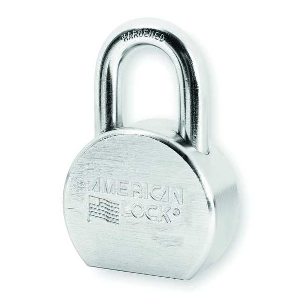 Padlock, Keyed Alike, Standard Shackle, Round Steel Body, Boron Shackle, 15/16 in W