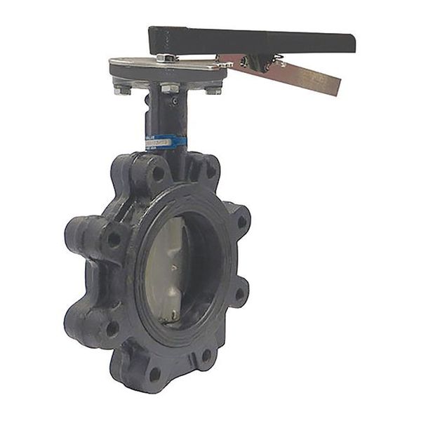 Butterfly Valve, Lug Style, Pipe Size 6 In