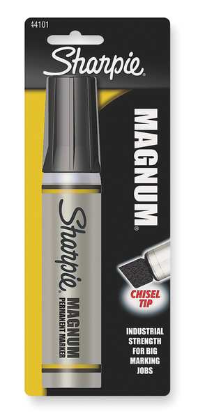 Permanent Marker, Oversized Chisel Tip Black PK12