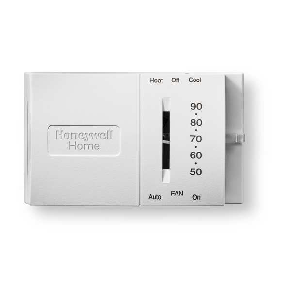 Thermostat, 1 H 1 C, Wall or Outlet Box Mount, Hardwired, 20/30VAC