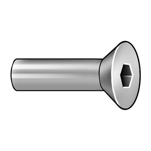 Arch Barrel, #10-24, 3/4 in Brl Lg, 1/4 in Brl Dia, 18-8 Stainless Steel Plain