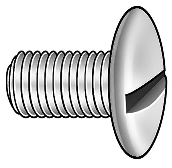 Binding Screw, #8-32 Thd Sz, Copper