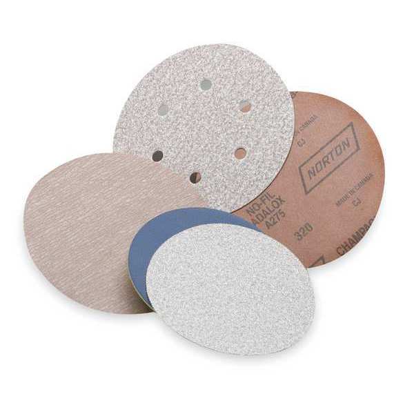 PSA Sanding Disc, AlO, Paper, 5in, 220G, PK5