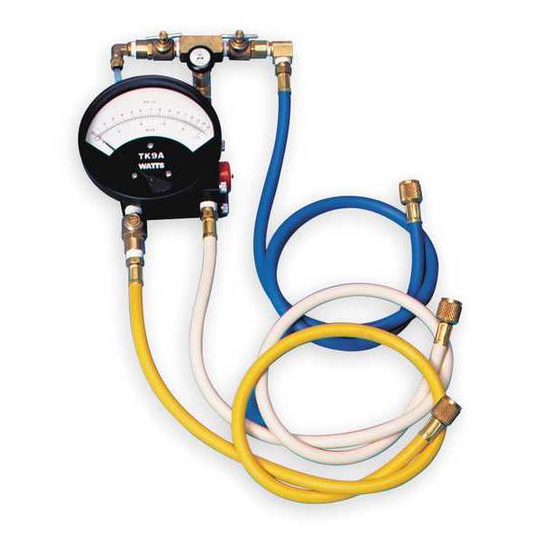 Backflow Preventer Test Kit, 3 Valves