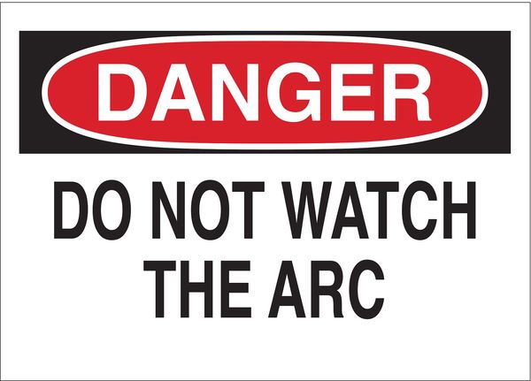 Danger Sign, 10X14