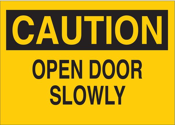 Caution Sign, 10X14