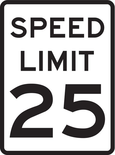 Traffic Sign, 24 in H, 18 in W, Aluminum, Rectangle, English, 94209