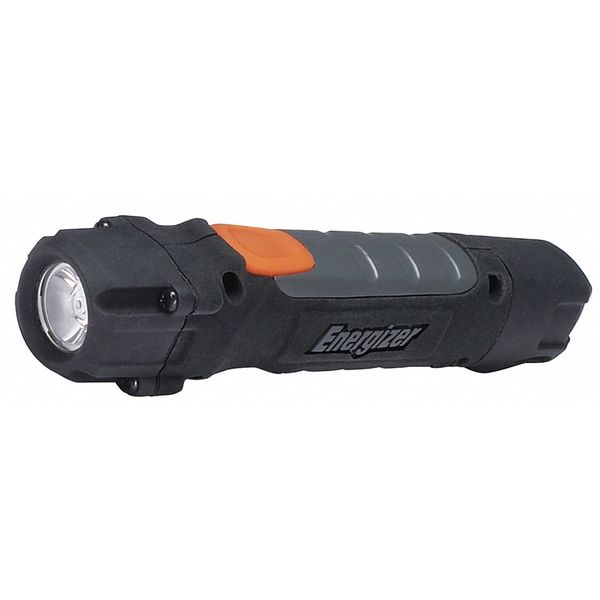 Black No Led Industrial Handheld Flashlight, AA, 300 lm