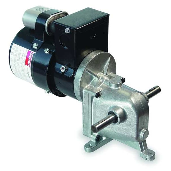AC Gearmotor, 200.0 in-lb Max. Torque, 9.5 RPM Nameplate RPM, 115/230V AC Voltage, 1 Phase