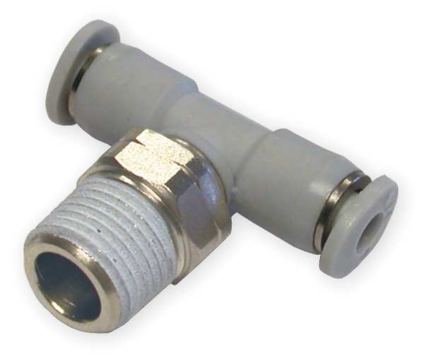 Polybutylene Swivel Tee, 5/32 in Tube Size