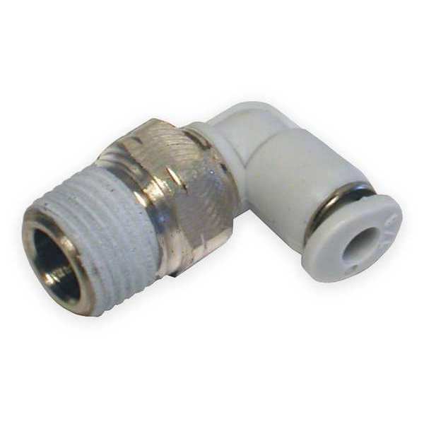 Polybutylene Swivel Elbow, 90 Degrees, 1/8 in Tube Size