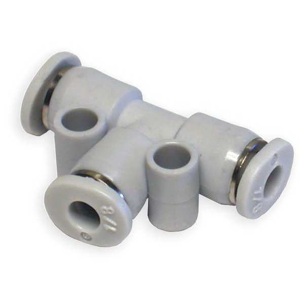 Polybutylene Tee, 1/4 in Tube Size
