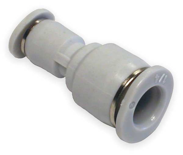 Polybutylene Reducing Straight Union, 1/4 in x 1/8 in Tube Size