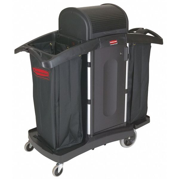 Housekeeping Cart, Black, Structural Web