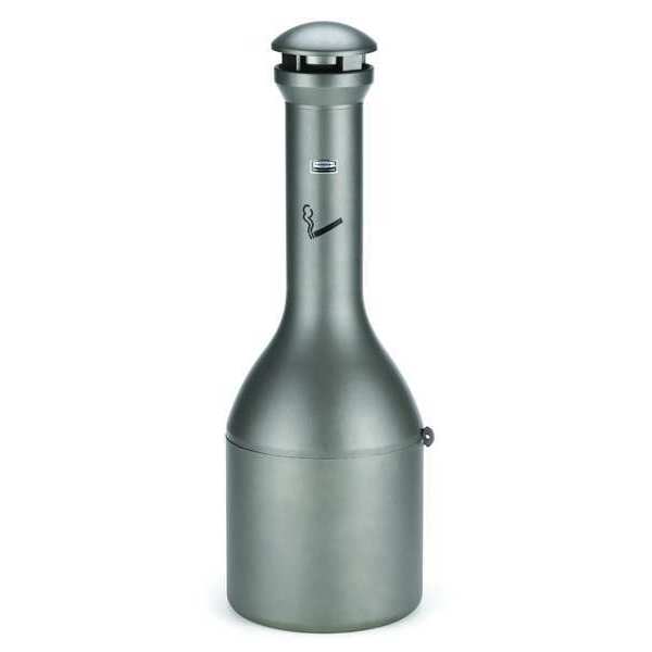 Infinity Cigarette Receptacle, 4-3/32 gal., Pewter