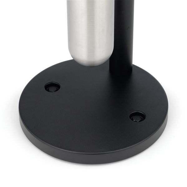 Cigarette Receptacle, 1-19/64 gal., Silver