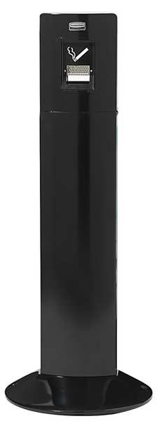 Cigarette Receptacle, 1-19/64 gal., Silver