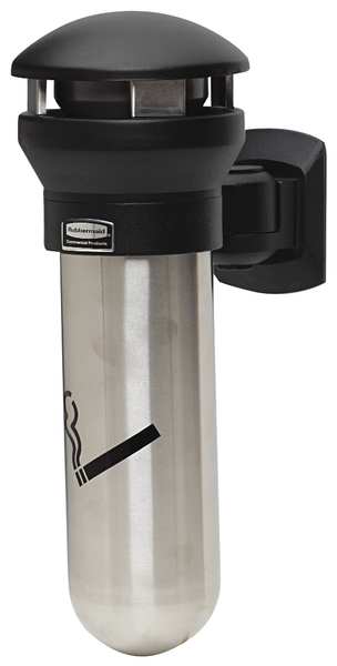 Infinity Cigarette Receptacle, 19/32 gal., Silver