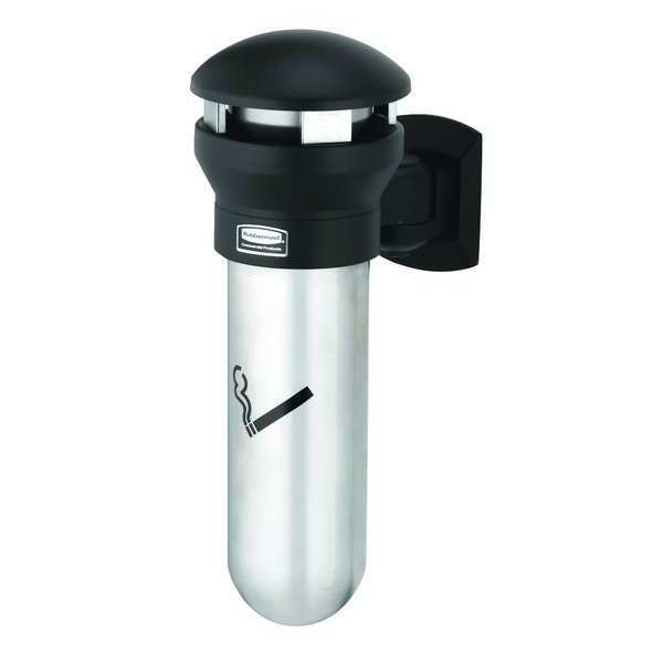 Infinity Cigarette Receptacle, 19/32 gal., Silver