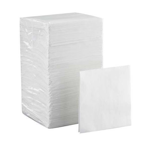 Beverage Napkin, BevNap, White, PK4000