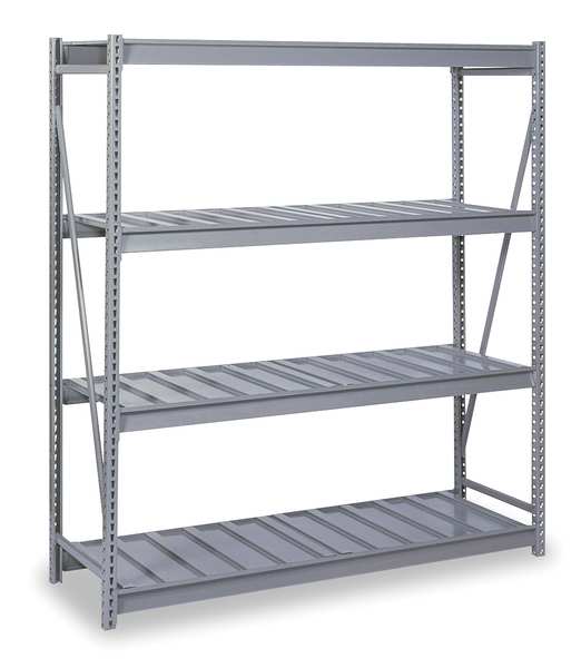 Starter Bulk Storage Rack, 36 in D, 48 in W, 4 Shelves