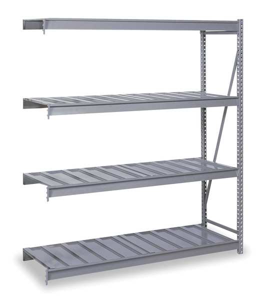 Add-On Bulk Storage Rack, 36 in D, 48 in W, 4 Shelves