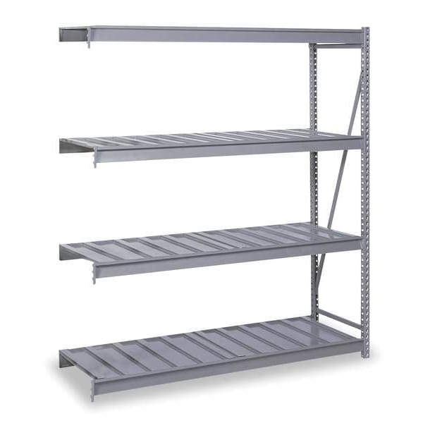 Add-On Bulk Storage Rack, 36 in D, 48 in W, 4 Shelves