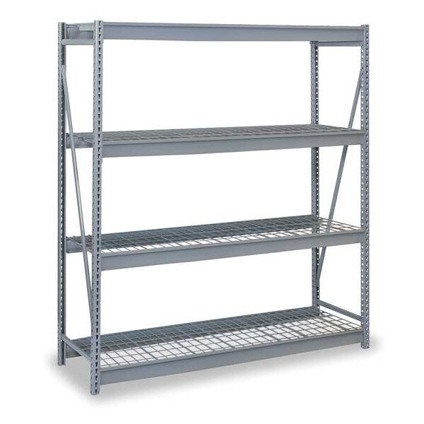 Starter Bulk Storage Rack, 36 in D, 48 in W, 4 Shelves