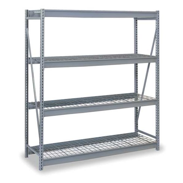 Starter Bulk Storage Rack, 24 in D, 48 in W, 4 Shelves