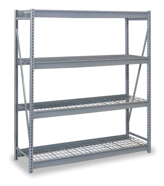 Starter Bulk Storage Rack, 36 in D, 48 in W, 4 Shelves