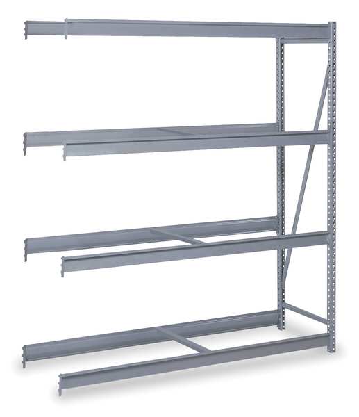 Add-On Bulk Storage Rack, 48 in D, 48 in W, 4 Shelves