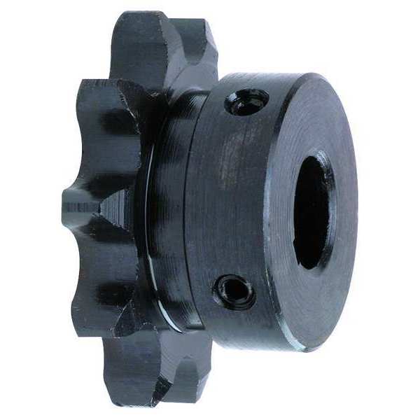 Single Strand Sprocket, 40 Chain Size, 1/2 Bore Dia., 10 # of Teeth