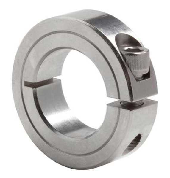 Shaft Collar, Clamp, 1Pc, 5/16 In, SS