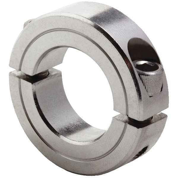 Shaft Collar, Clamp, 2Pc, 2 In, SS