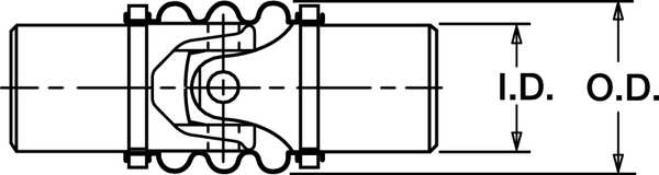 U Joint Boot, Pk2